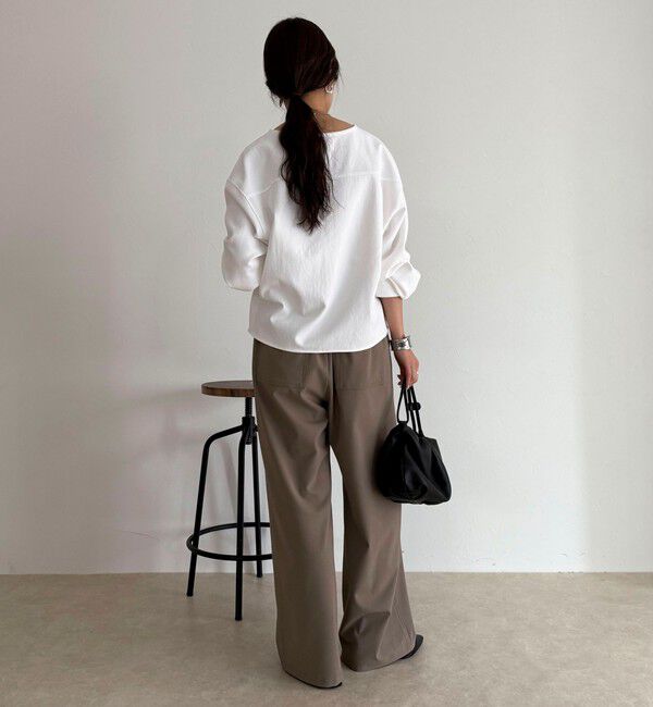 fredy emue「TRイージーセミワイドパンツ」|チノ|