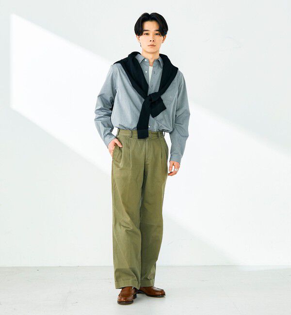 GLOSTER「【GEVACO/ゲバコ】シャンブレーシャツ」|シャツ・ブラウス|