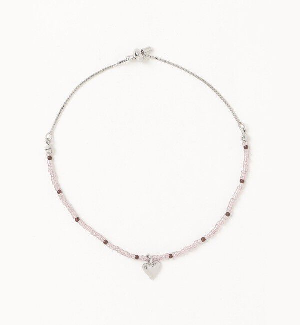 fredy emue「ビーズ&times;ハートトップブレス」|ブレスレット・バングル|