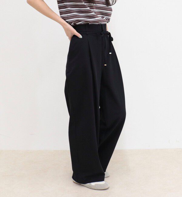 fredy emue「ハイゲージタックパンツ」|チノ|