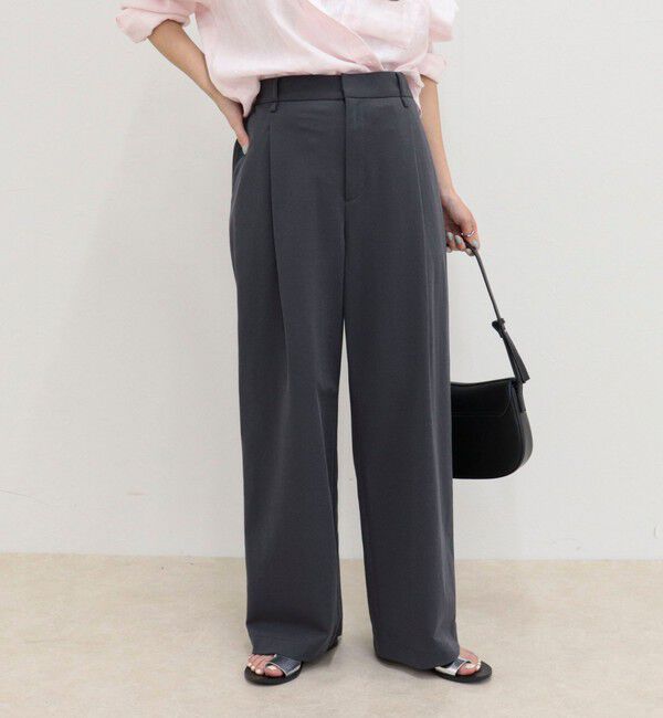 fredy emue「ハイゲージタックパンツ」|チノ|