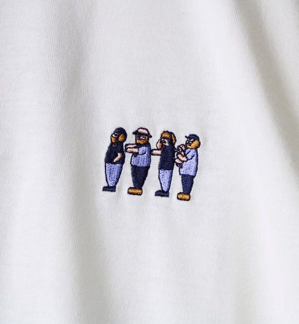 FREDY MAC「【FREDYMAC/フレディマック】度詰め天竺オジサン刺繍TEE」|Tシャツ・カットソー|