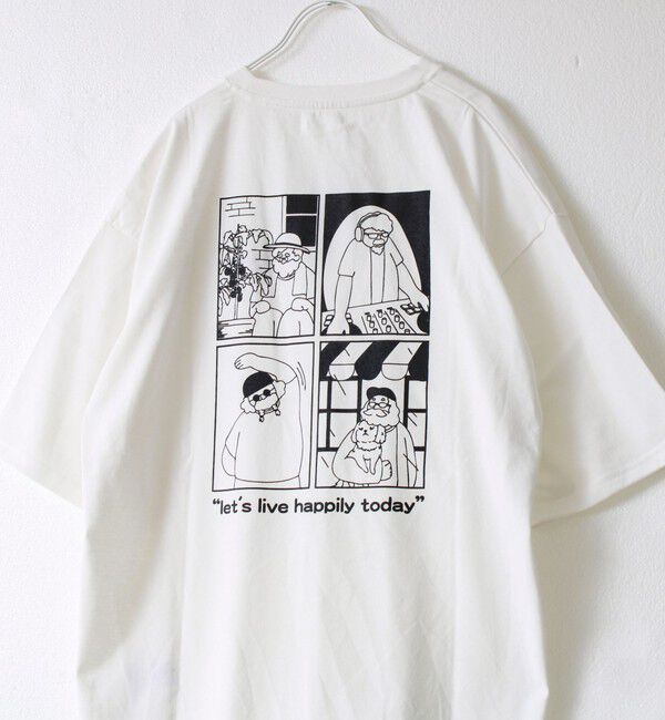 FREDY MAC「【FREDYMAC/フレディマック】度詰め天竺オジサン刺繍TEE」|Tシャツ・カットソー|