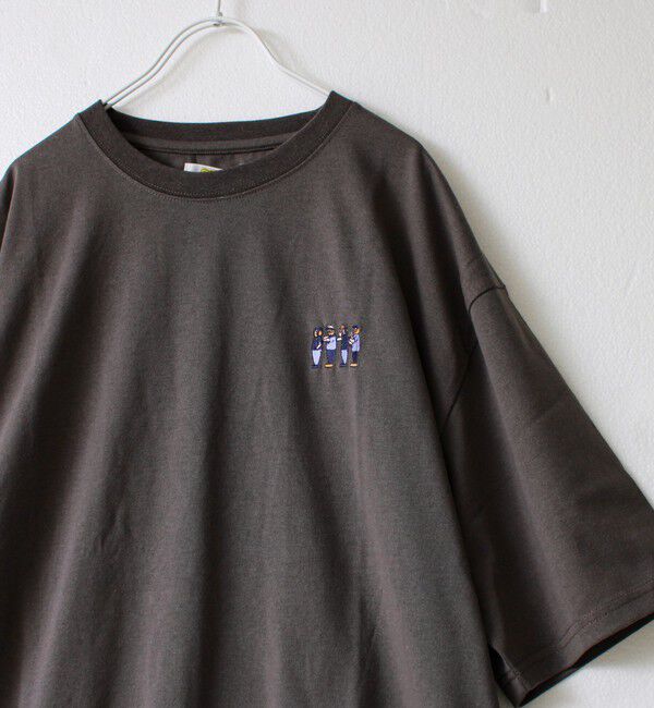 FREDY MAC「【FREDYMAC/フレディマック】度詰め天竺オジサン刺繍TEE」|Tシャツ・カットソー|