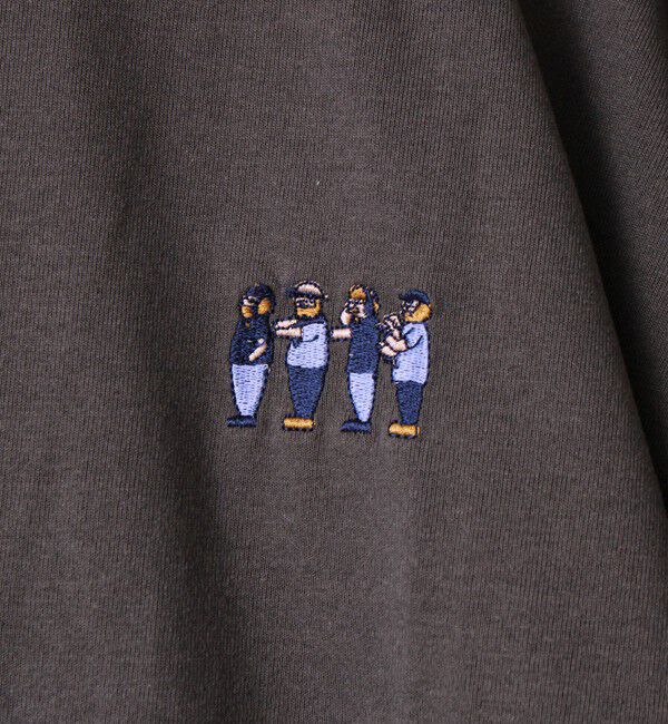 FREDY MAC「【FREDYMAC/フレディマック】度詰め天竺オジサン刺繍TEE」|Tシャツ・カットソー|