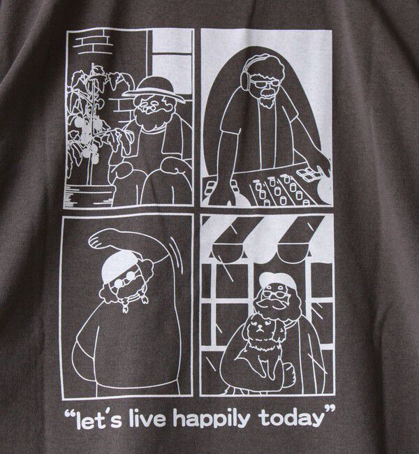 FREDY MAC「【FREDYMAC/フレディマック】度詰め天竺オジサン刺繍TEE」|Tシャツ・カットソー|