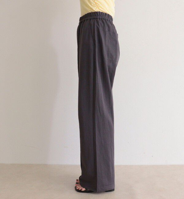 fredy emue「リネン混ハイゲージセンターシームパンツ」|チノ|