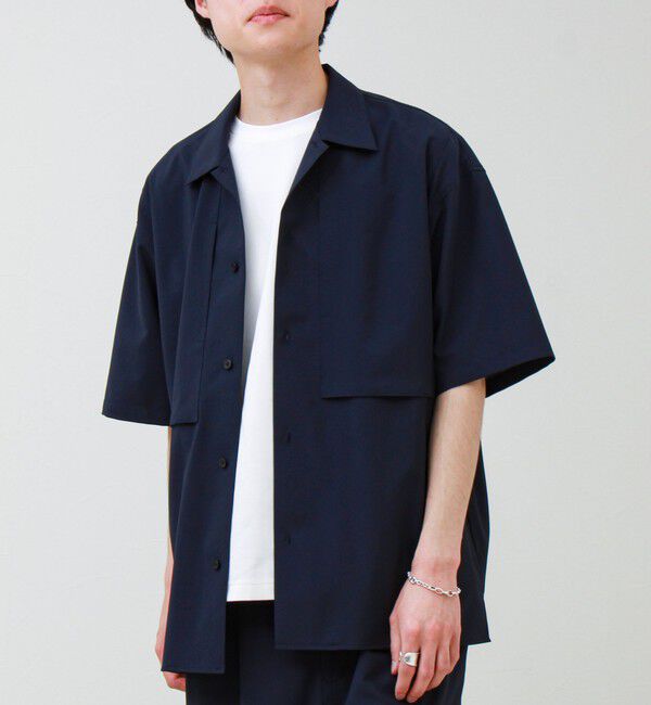 GLOSTER「【COOLMAX/セットアップ着用可能】ポリトロS/Sシャツ」|シャツ・ブラウス|