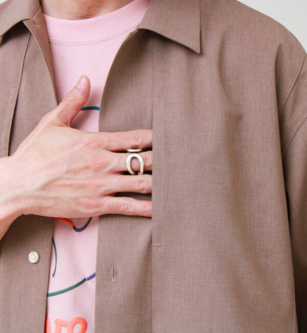 GLOSTER「【COOLMAX/セットアップ着用可能】ポリトロS/Sシャツ」|シャツ・ブラウス|