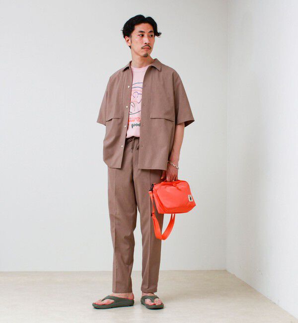 GLOSTER「【COOLMAX/セットアップ着用可能】ポリトロS/Sシャツ」|シャツ・ブラウス|