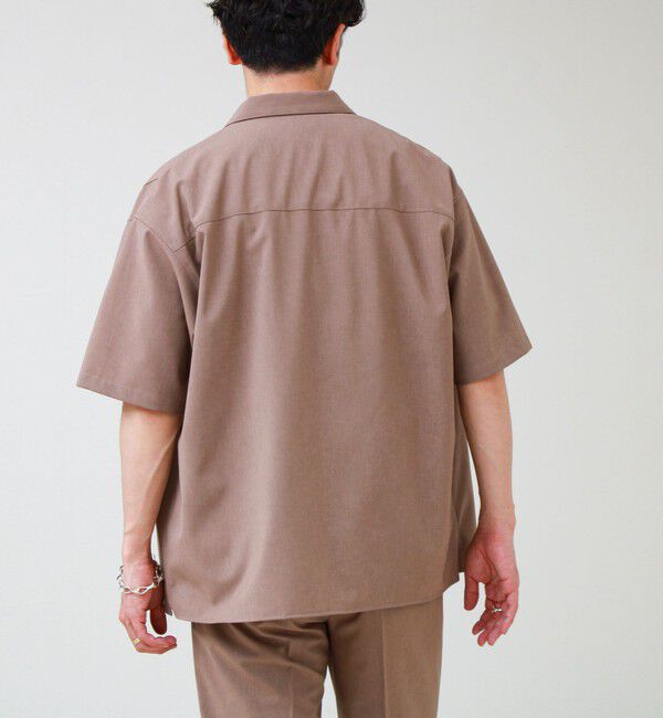 GLOSTER「【COOLMAX/セットアップ着用可能】ポリトロS/Sシャツ」|シャツ・ブラウス|