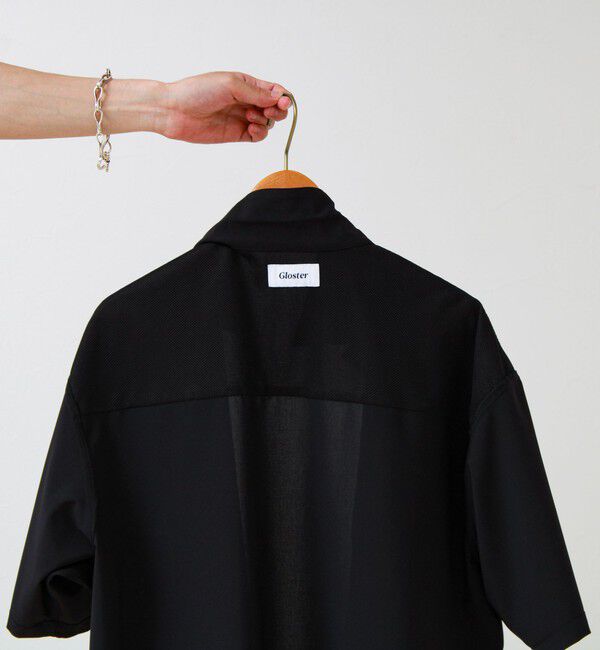 GLOSTER「【COOLMAX/セットアップ着用可能】ポリトロS/Sシャツ」|シャツ・ブラウス|