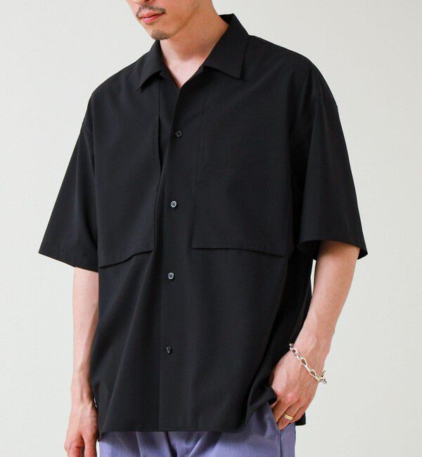 GLOSTER「【COOLMAX/セットアップ着用可能】ポリトロS/Sシャツ」|シャツ・ブラウス|