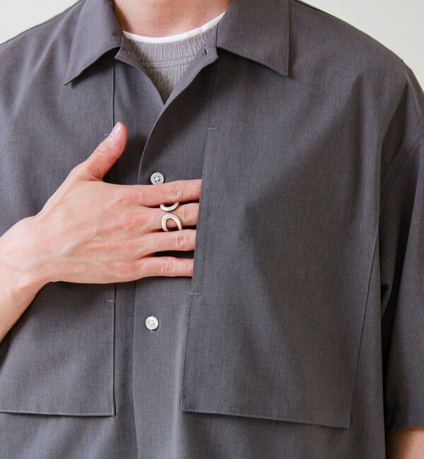 GLOSTER「【COOLMAX/セットアップ着用可能】ポリトロS/Sシャツ」|シャツ・ブラウス|