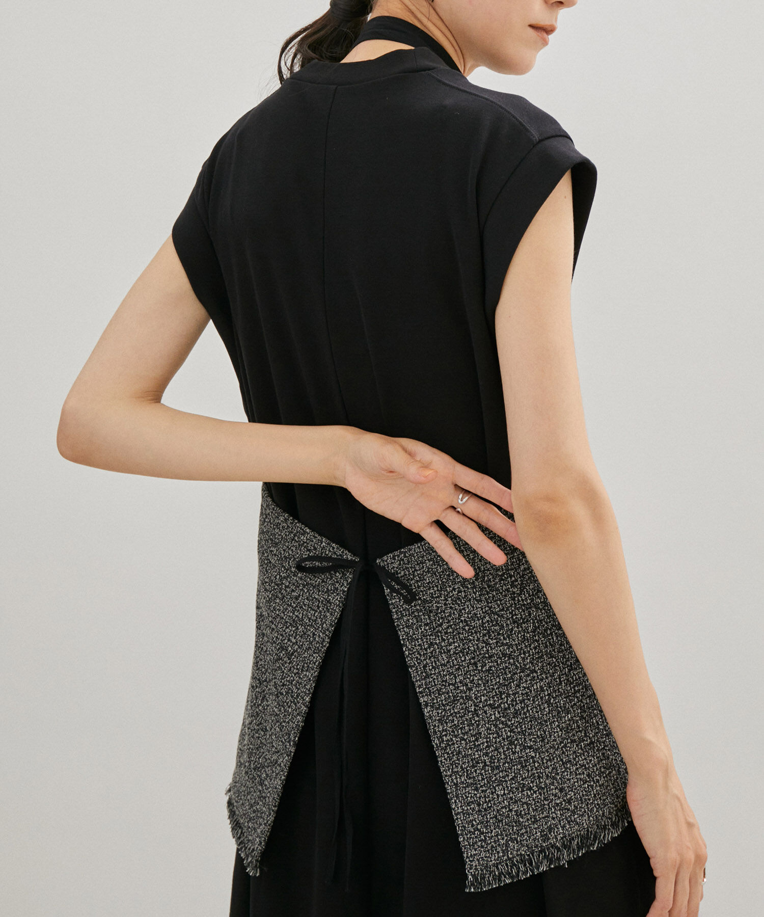 SALON adam et rope'「【サステナブル】ツイードジレ/ベスト」|ベスト・ジレ|