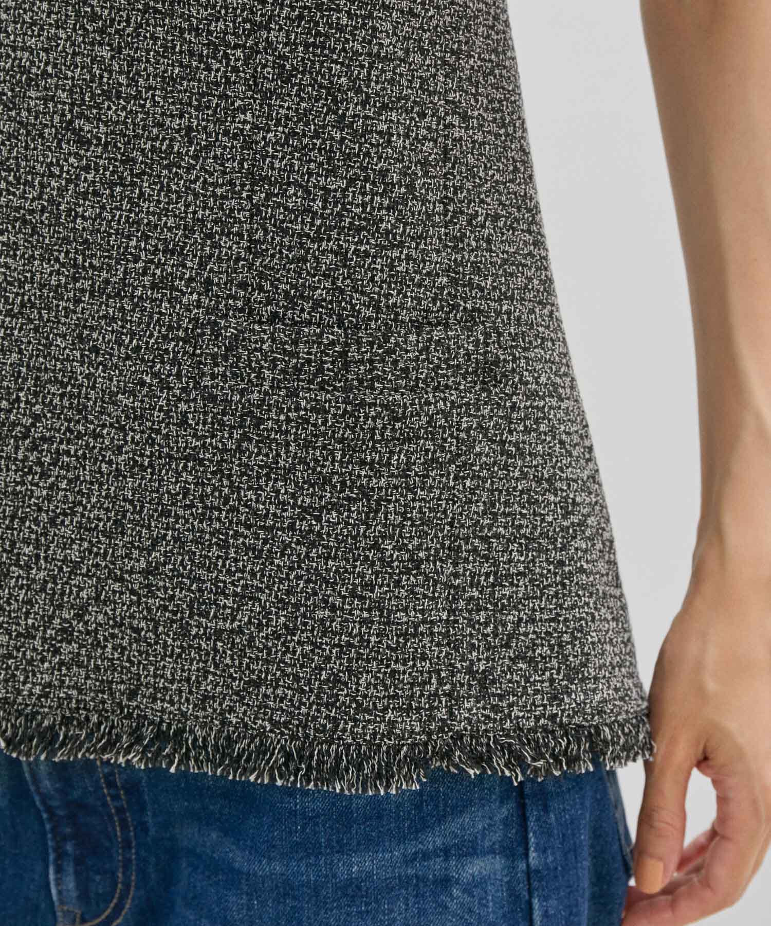 SALON adam et rope'「【サステナブル】ツイードジレ/ベスト」|ベスト・ジレ|