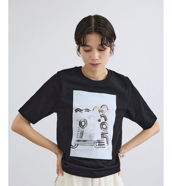 SALON adam et rope'「【Lee Izumida by SALON】プリントコンパクトT」|Tシャツ・カットソー|
