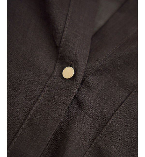 SALON adam et rope'「ペーパーリネンハーフスリーブニュアンスシャツ」|シャツ・ブラウス|