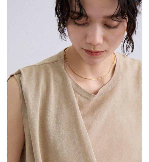 SALON adam et rope'「【WEB限定】ストール付きマルチWAYノースリニット」|ニット・セーター|