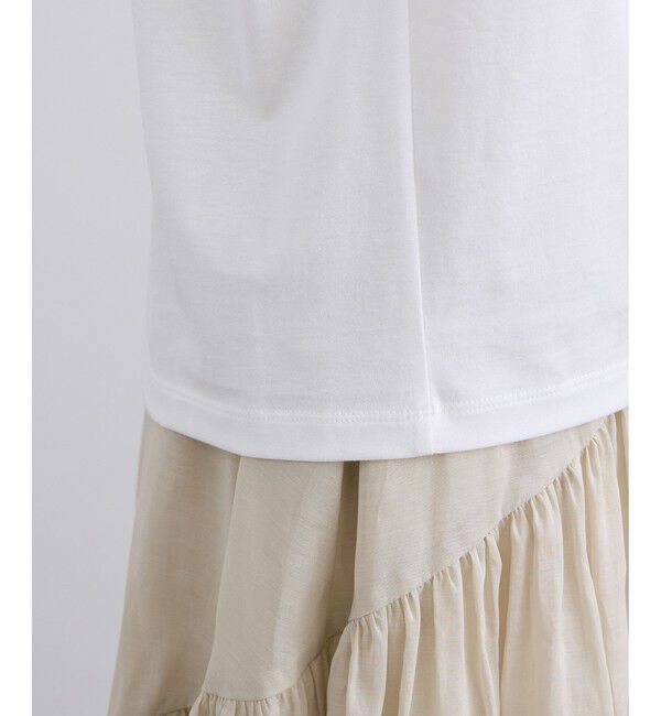 SALON adam et rope'「【WEB限定】プリマベールショルダータックノースリーブプルオーバー / UVカット」|Tシャツ・カットソー|