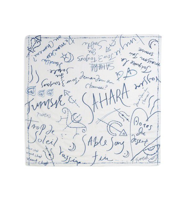 SALON adam et rope'「グラフィティプリントビッグスカーフ」|バンダナ・スカーフ|