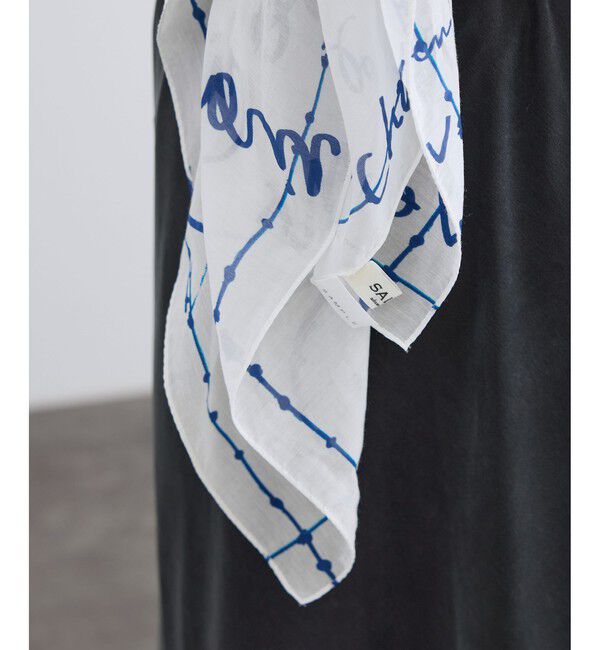 SALON adam et rope'「グラフィティプリントビッグスカーフ」|バンダナ・スカーフ|