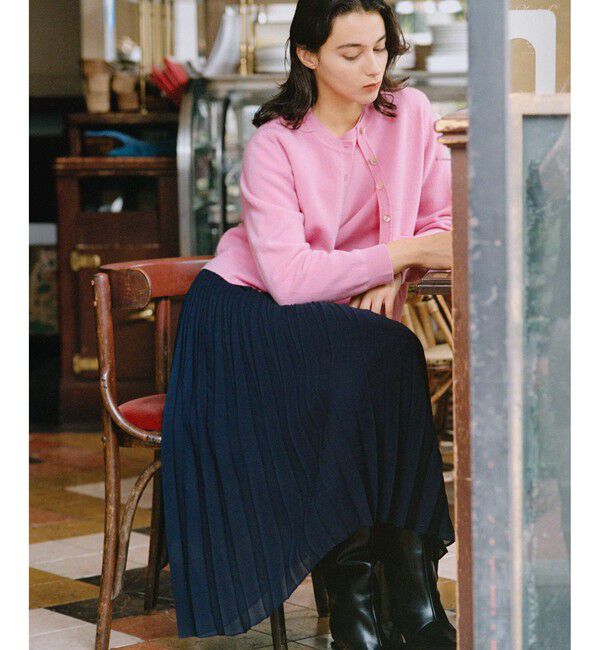 ROPE「【一部WEB限定】ウールカシミヤ ブレンドニットカーディガン/イージーケア」|カーディガン|