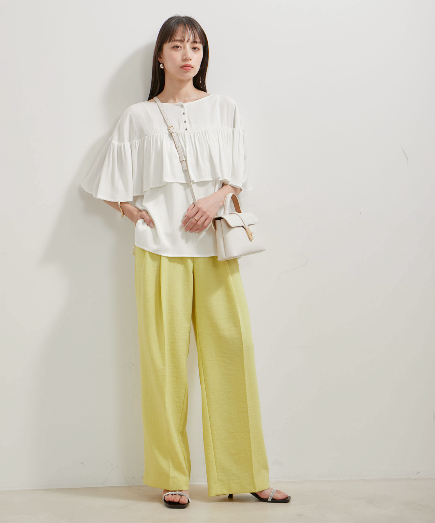 VIS「【前後2WAY】ラッフルブラウス」|シャツ・ブラウス|