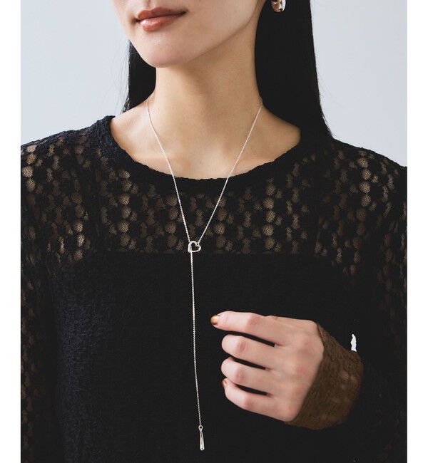 VIS「ハートポイントチェーンYネックレス」|ネックレス|シルバー(93)