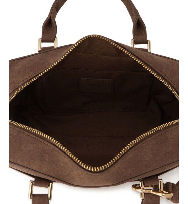 VIS「ロゴスエードミニボストンバッグ/2WAY」|ボストンバッグ|
