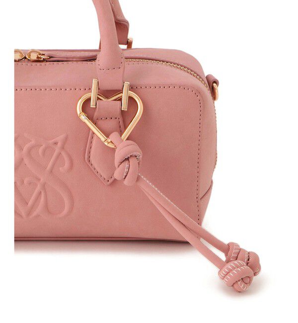 VIS「ロゴスエードミニボストンバッグ/2WAY」|ボストンバッグ|