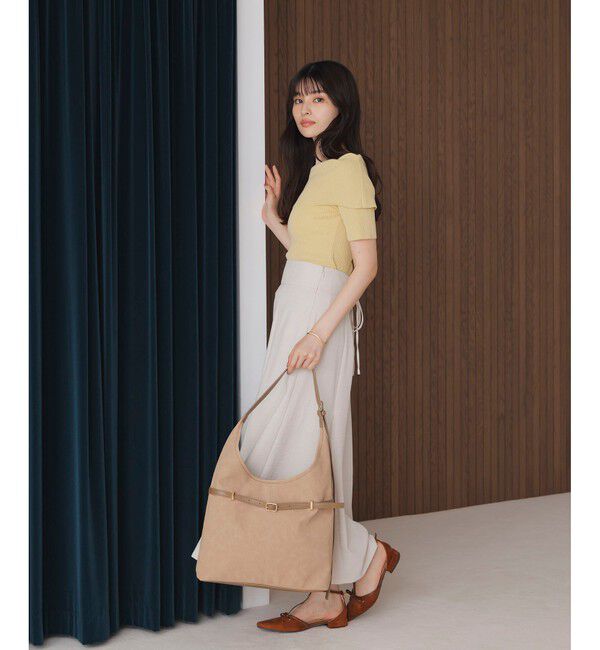 VIS「【A4収納】フロントベルトソフトショルダーバッグ」|ショルダー・メッセンジャー|