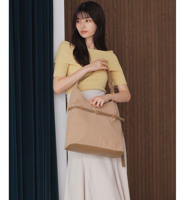 VIS「【A4収納】フロントベルトソフトショルダーバッグ」|ショルダー・メッセンジャー|