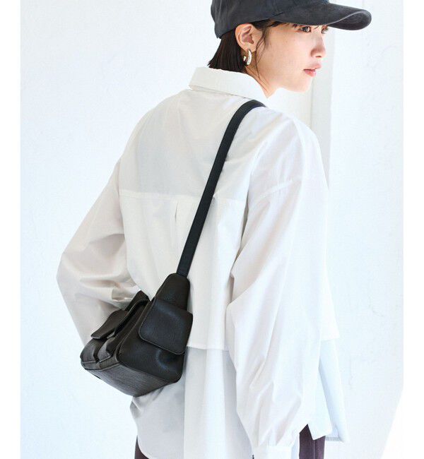 VIS「【2WAY】ビンテージ合皮クアトロポケットショルダーバッグ」|ショルダー・メッセンジャー|