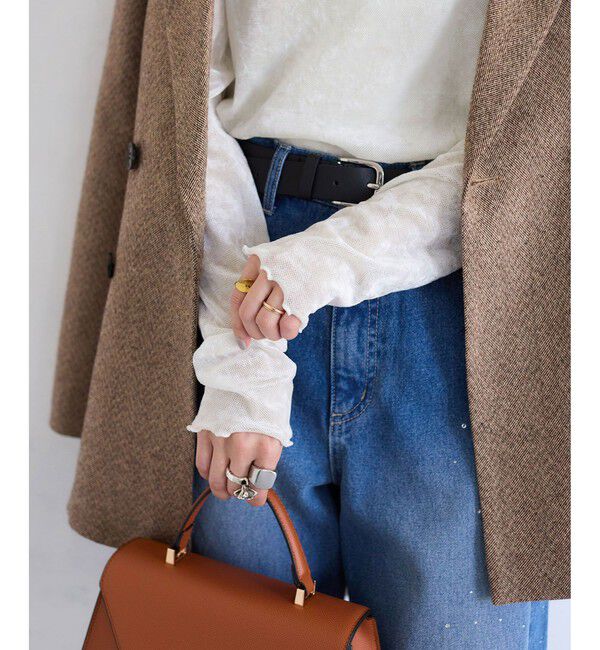 VIS「シアーベロアロングスリーブTシャツ」|Tシャツ・カットソー|