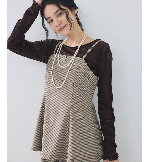 VIS「シアーベロアロングスリーブTシャツ」|Tシャツ・カットソー|