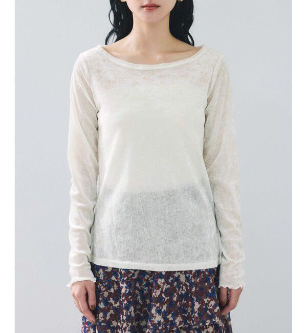 VIS「シアーベロアロングスリーブTシャツ」|Tシャツ・カットソー|