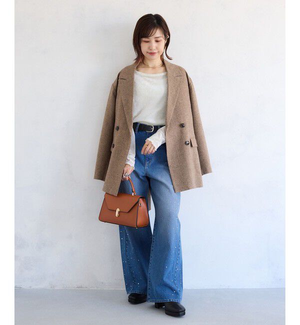 VIS「シアーベロアロングスリーブTシャツ」|Tシャツ・カットソー|