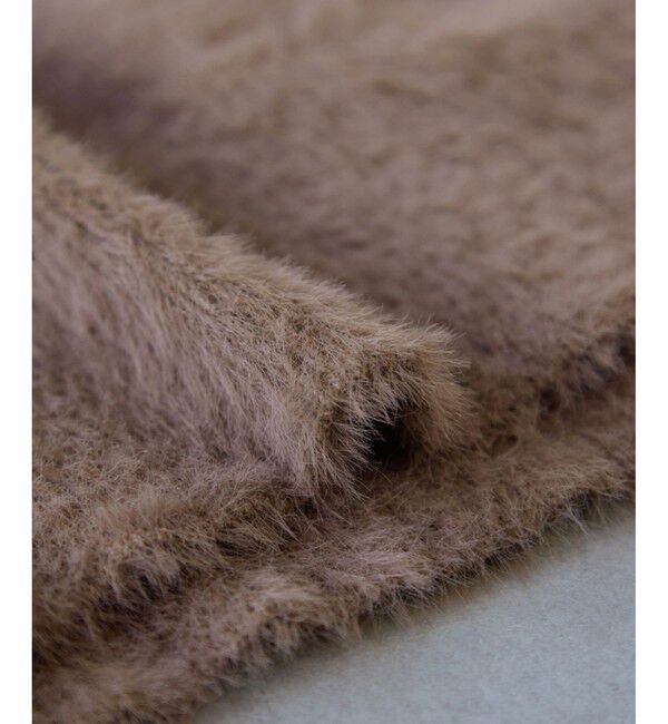 VIS「シアーボウタイリボン付きフェザーニットプルオーバー/2WAY・イージーケア」|ニット・セーター|