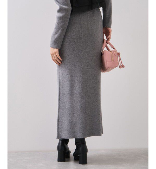 VIS「リブニットスカート/セットアップ対応」|スカート|