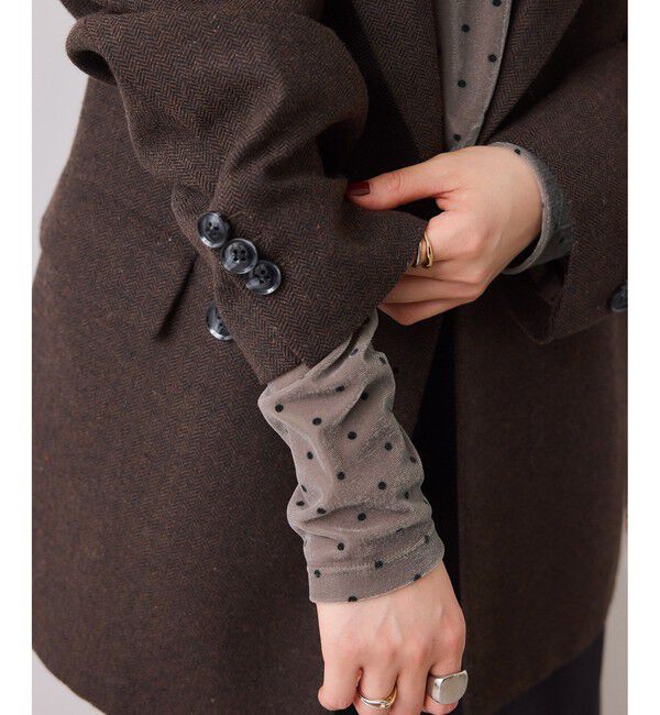 VIS「ベロアボウタイドットカットソー」|Tシャツ・カットソー|