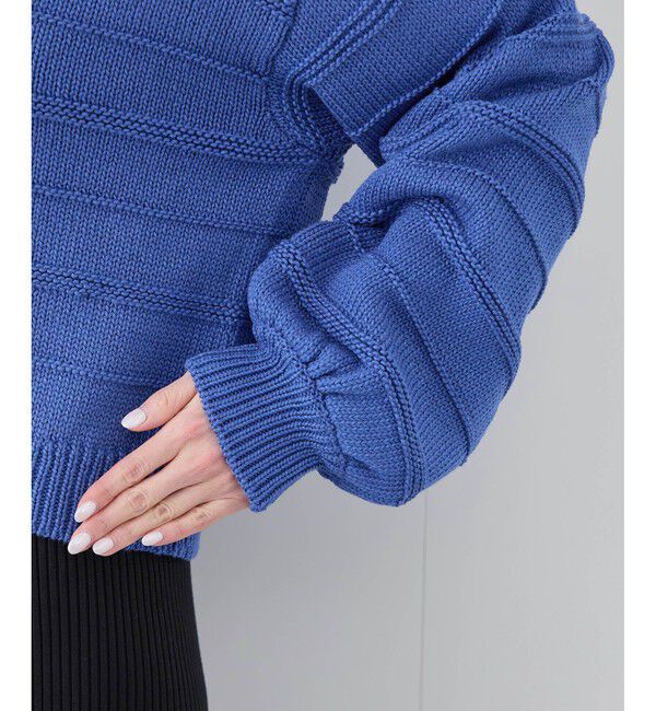 Rope&rsquo;Picnic「ガーターボーダーショート丈カーディガン」|カーディガン|