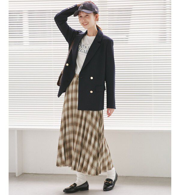 Rope&rsquo;Picnic「チェック柄プリーツスカート」|スカート|