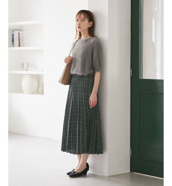 Rope&rsquo;Picnic「チェック柄プリーツスカート」|スカート|