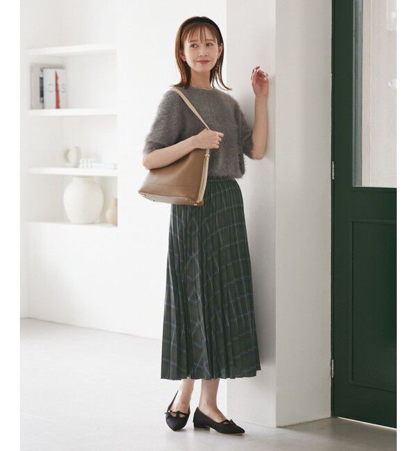 Rope&rsquo;Picnic「チェック柄プリーツスカート」|スカート|