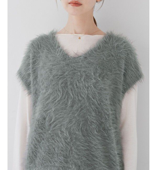 Rope&rsquo;Picnic「シャギーニットベスト」|ベスト・ジレ|