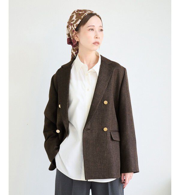 Rope&rsquo;Picnic「スリートーンツイードジャケット/セットアップ対応」|テーラードジャケット|