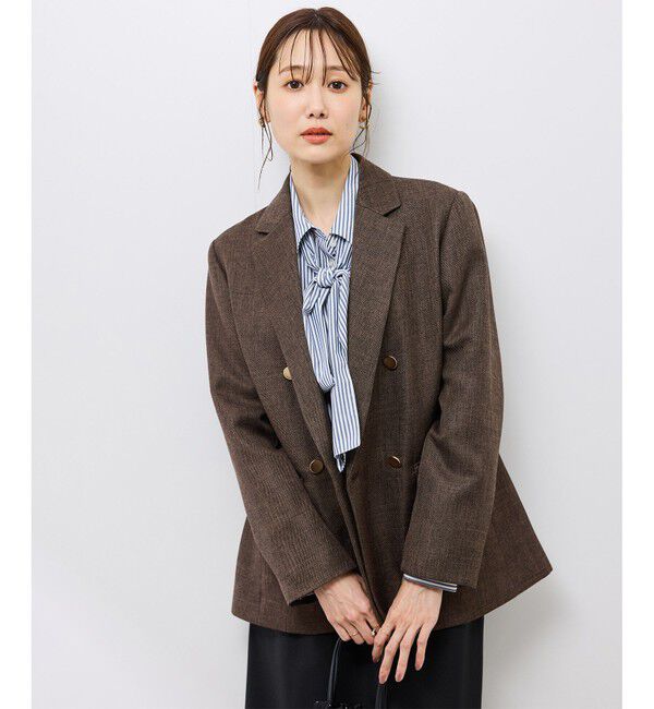Rope&rsquo;Picnic「スリートーンツイードジャケット/セットアップ対応」|テーラードジャケット|
