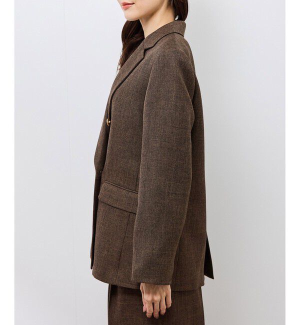 Rope&rsquo;Picnic「スリートーンツイードジャケット/セットアップ対応」|テーラードジャケット|