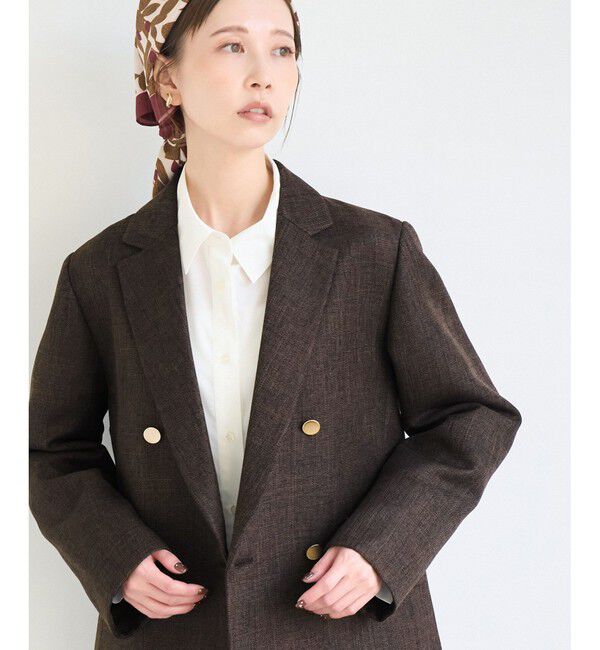 Rope&rsquo;Picnic「スリートーンツイードジャケット/セットアップ対応」|テーラードジャケット|